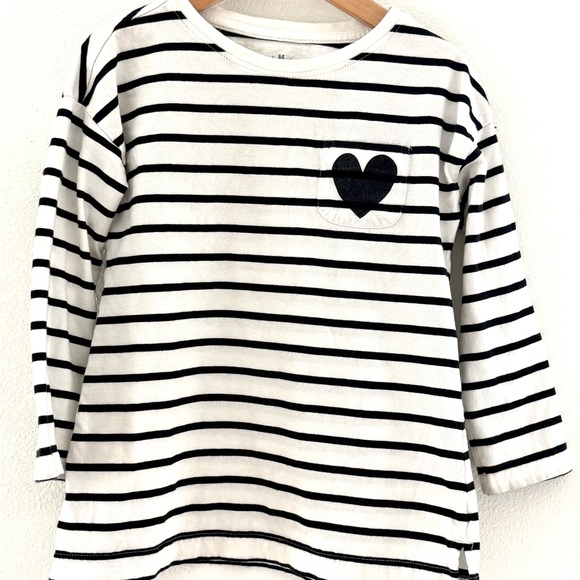 Primary Other - Kids Striped Black and White Shirt